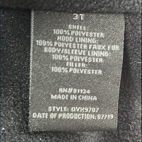 AQ Boys Camouflage Fleece Lined Winter Gray Black Faux Shearling Hood Zip Front - Picture 5 of 7